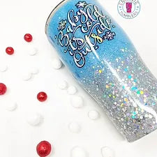 Baby It's Cold Outside Glitter Tumbler