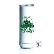 Thick and Sprucey Speaker Tumbler